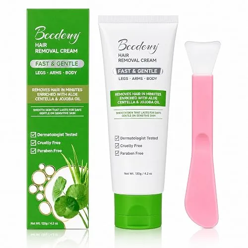 Hair Removal Cream for Women & Men, 5–10 Minute Formula,