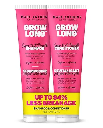 Marc Anthony Shampoo and Conditioner Gift Set, Grow Long Biotin