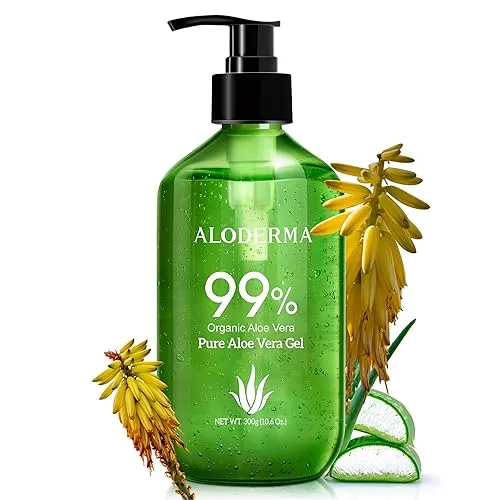 Aloderma 99% Organic Aloe Vera Gel Made within 12 Hours