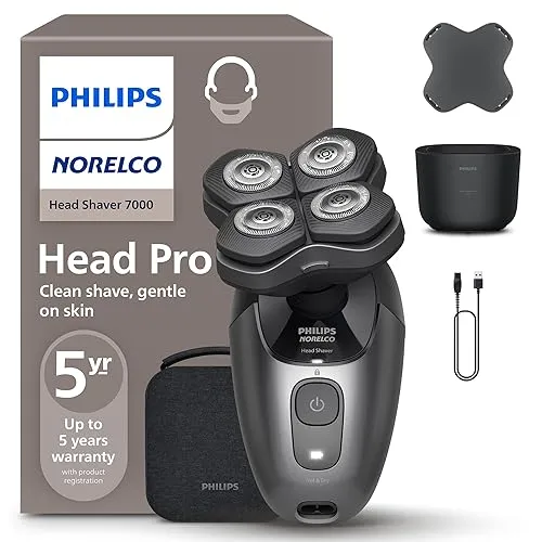 Philips Norelco Head Shaver Pro 7000 Series - Electric Shaver