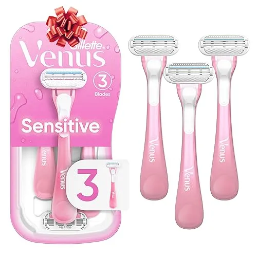 Gillette Venus Sensitive Women's Disposable Razors - Single Package of