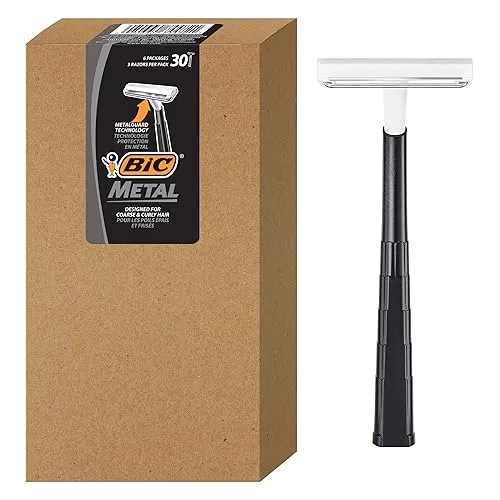 BIC Bic metal men's disposable shaving razors, single blade, 30