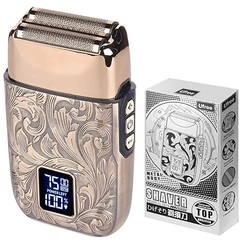 Ufree Close Shave Electric Foil Shavers for Men, 3-Speed Electric