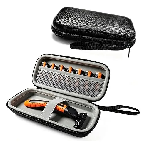 Razor Cover Travel Razor Case, Compatible with Gillette & Harrys,