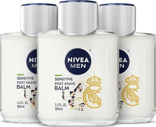 NIVEA MEN Sensitive Post Shave Balm, Alcohol Free, Multipack, 3