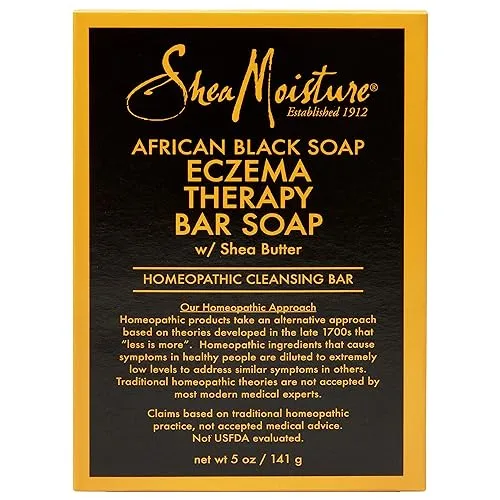 SheaMoisture Bar Soap for Eczema African Soap with Shea Butter,